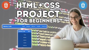 How to Create Navigation Bar using HTML and CSS | HTML CSS tutorial for Beginners