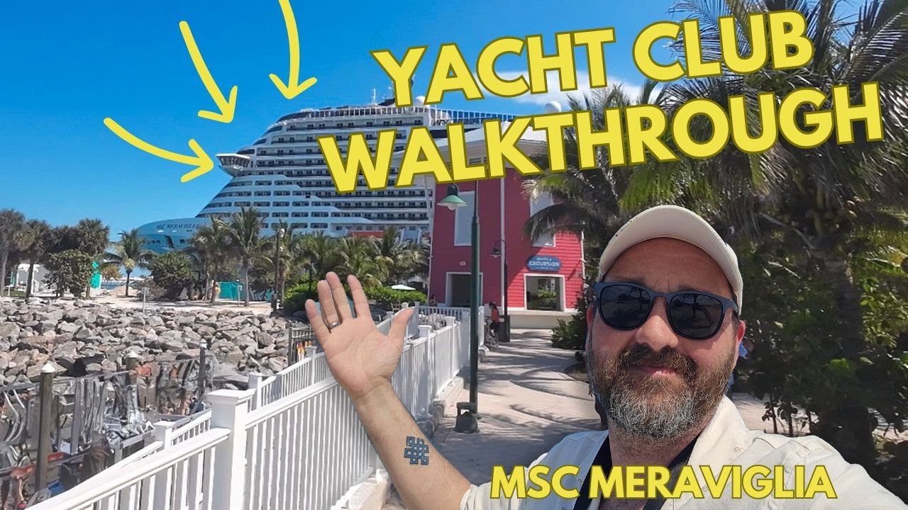 EXPERIENCE The MSC Meraviglia Yacht Club! Walk through and Room Tour