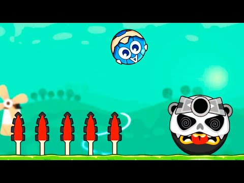 БОСС Bounce BALL приключения КРАСНОГО ШАРИКА - прохождение игры РЕД БОЛ.