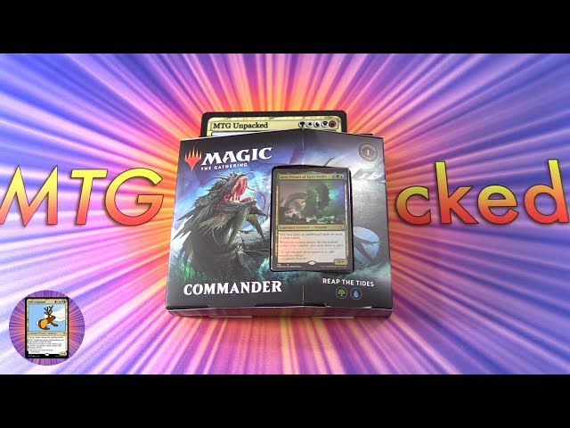 Commander Deck - Commander Legends - Reap the Tides (UG) - MTG Brasil