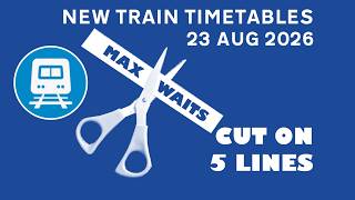 Highlights from the 23 August 2026 Melbourne Metro Train Timetable