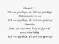 Tell Me Goodbye-Big Bang Lyrics