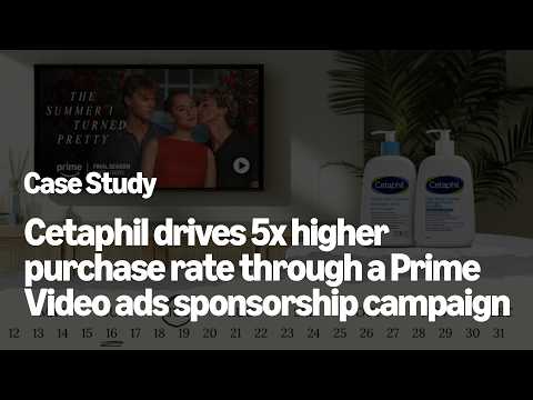 Cetaphil’s winning Gen Z campaign with Prime Video ads