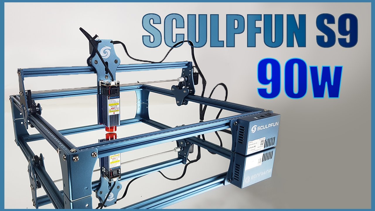 Sculpfun S9. Grabadora y Cortadora Láser. Unboxing, Montaje y