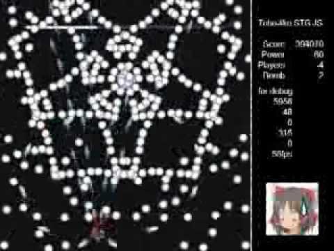 Toho Project fan STG with JavaScript and HTML5
