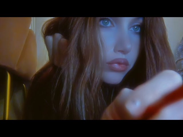 Bored girl coloring your face ASMR