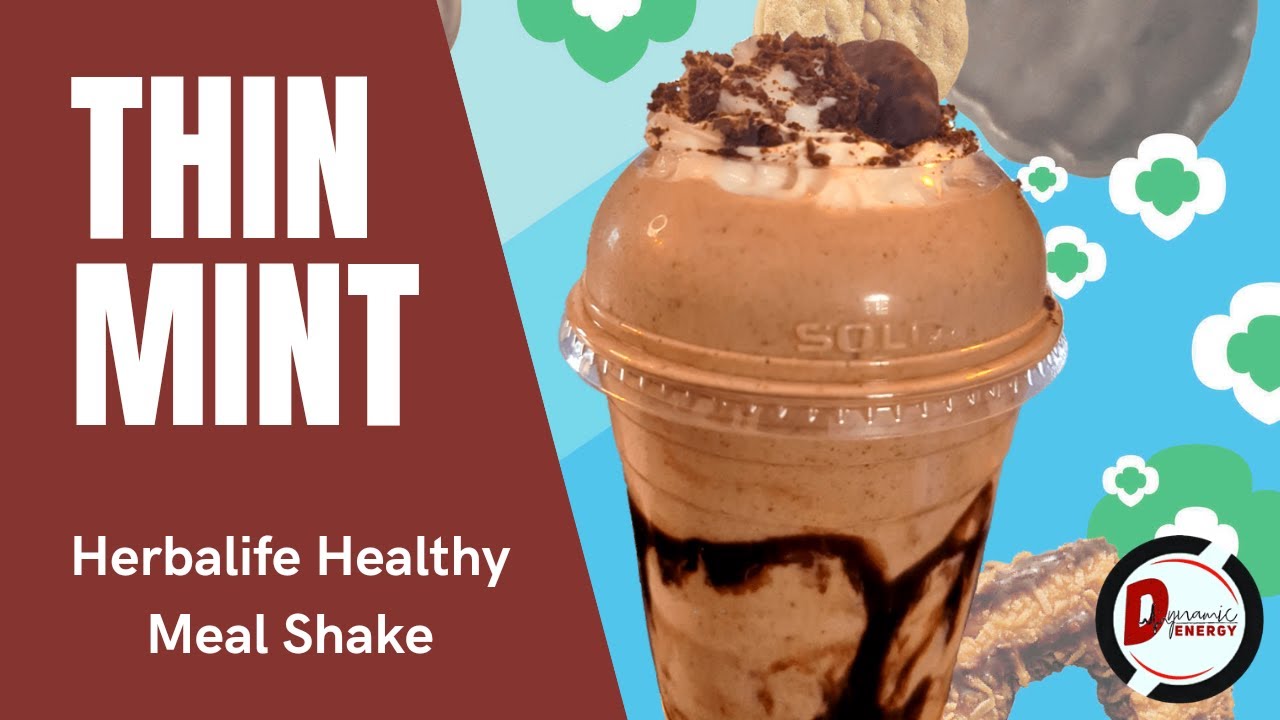 Thin Mint Cookie Healthy Meal Shake