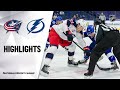 Blue Jackets @ Lightning 4/22/21 | NHL Highlights