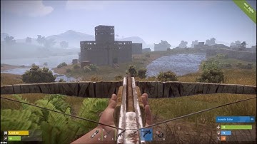 Long shot with a crossbow in Rust
