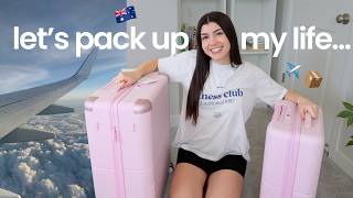pack with me to move to AUSTRALIA *with 3 bags*