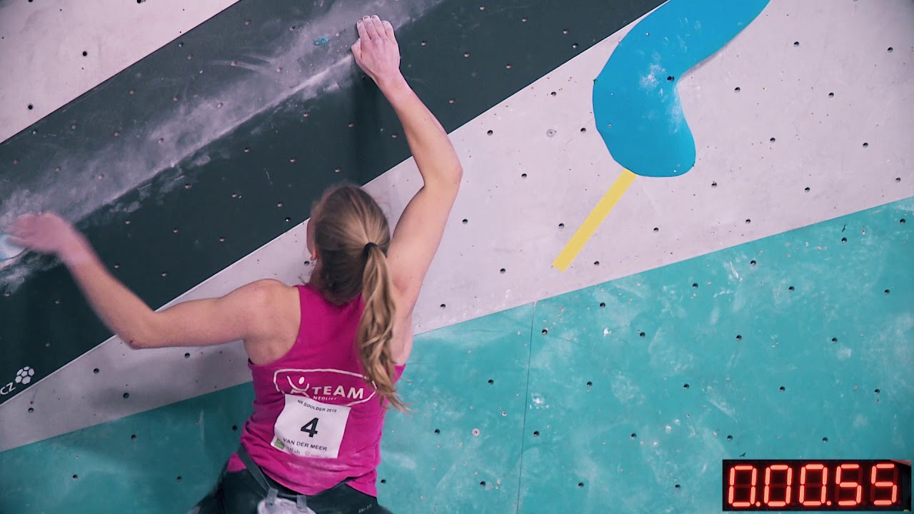 NK Boulder 2019 | Pleun Frank en Elko Schellingerhout Nederlands Kampioen Boulder 2019