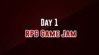 [RPG Game Jam] Day 1