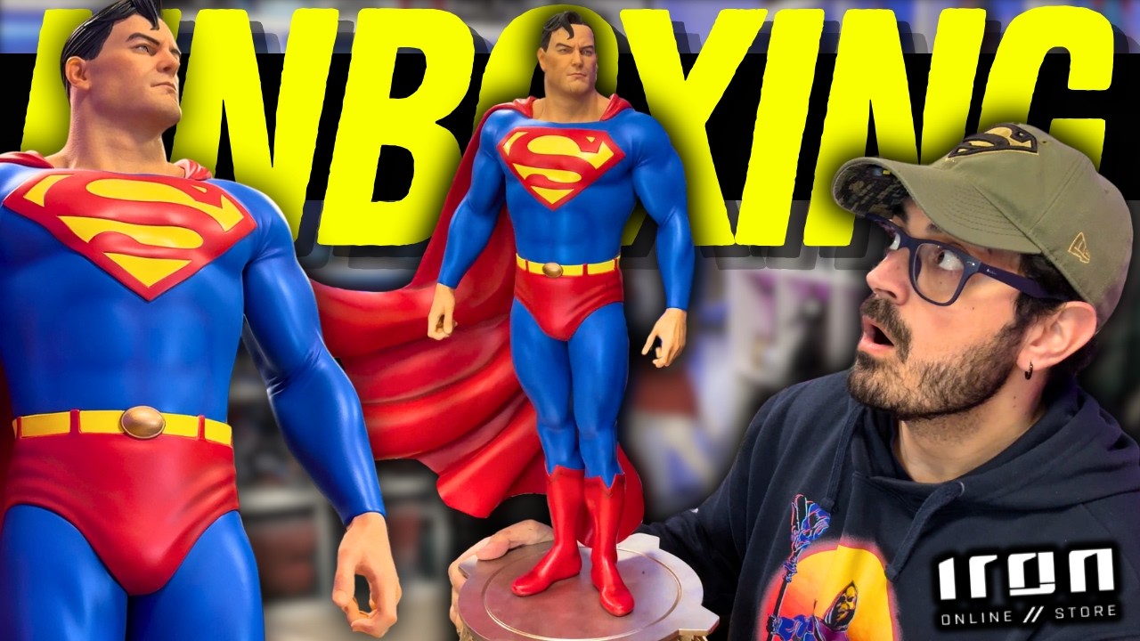 ¡No puede ser MÁS ÉPICA! 🔥 SUPERMAN 1/4 de IRON STUDIOS 🔥 Unboxing y Review