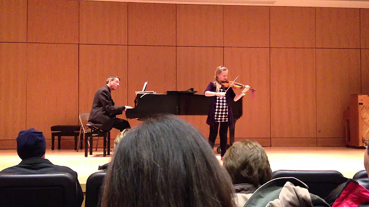 Lillian Mahon performs Minuet by W. A. Mozart on v...