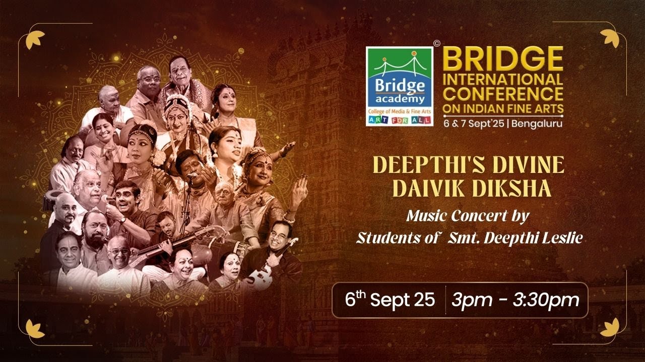 Deepthi's Divine Daivik Diksha Pune | Music Concert | Bridge Academy Conference 2025 | Bangalore