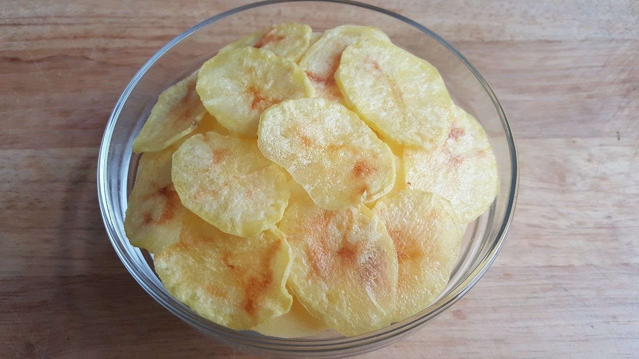 Chips selber machen in der Mikrowelle oder im Backofen - Kartoffelchips ...