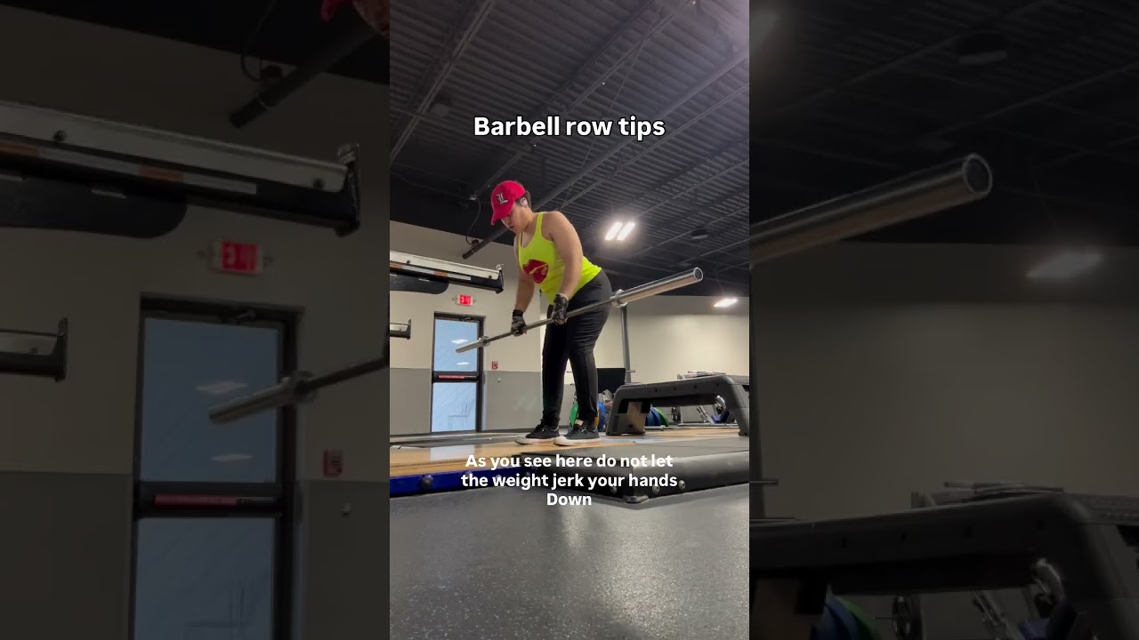 Barbell rows