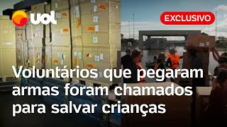 RS: Voluntários que recuperaram armas foram chamados para salvar crianças; ouça áudios