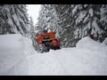 Deep Snow Powder Adventure with a Thiokol Imp snowcat ратрак