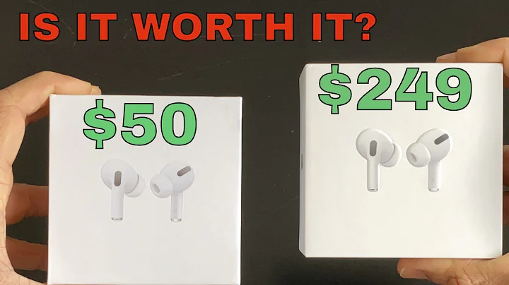Unboxing the cheapest fake AirPods pro Clone VS Authentic AirPods pro! Is it worth it?