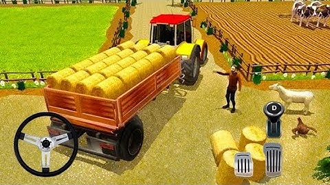 Real Tractor Pulling Simulator || Real Tractor Game For Android ||  Real Tractor Driving Simulator