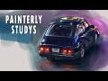 Painterly Studys + Digital Painting process