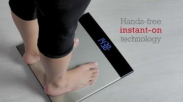 Escali S200 Stainless Steel Bathroom Scale Highlight