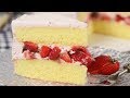 Strawberry Cake Recipe Demonstration - Joyofbaking.com