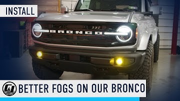 LIGHT up the night w/Diode Dynamics fog lights💡// 21+ Ford Bronco