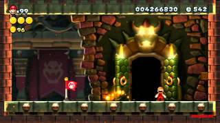 Guia New Super Mario Bros U 100% Mundo 8 - Castillo de Peach