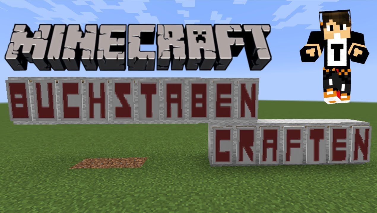 Buchstaben Auf Banner Craften Minecraft Tutorial Youtube