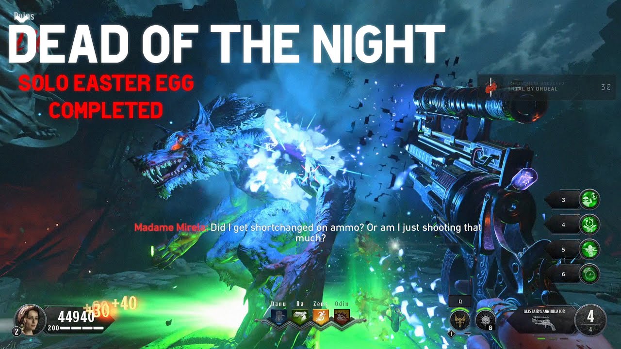 Dead Of The Night / Solo Easter Egg Completed YouTube