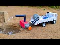 Diy how to make water pump tractor science project @Santroyce