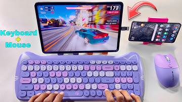 Wireless Keyboard and Mouse connect mobile or tablet and gaming