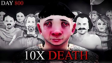 I Survived 800 Days in TRUE Hardcore Bannerlord [10x DEATH and AGING]