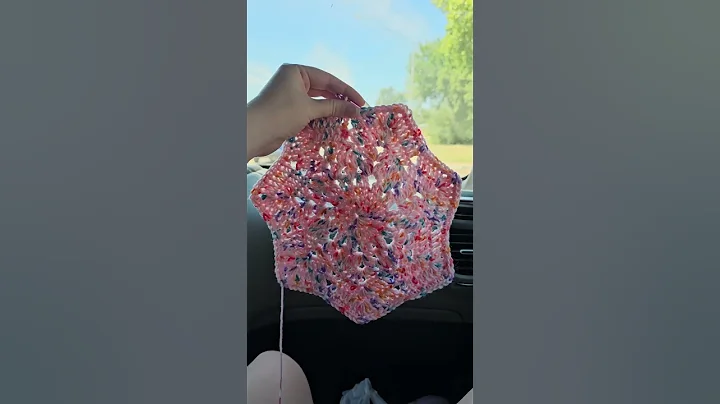 Day 1 of crocheting the 6 day Star Blanket ⭐️ #crochet #crochetblanket #crochetwithme #crocheting