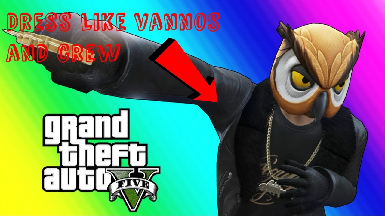 How to Dress like Vanoss Gamings crew in gta5 online - YouTube