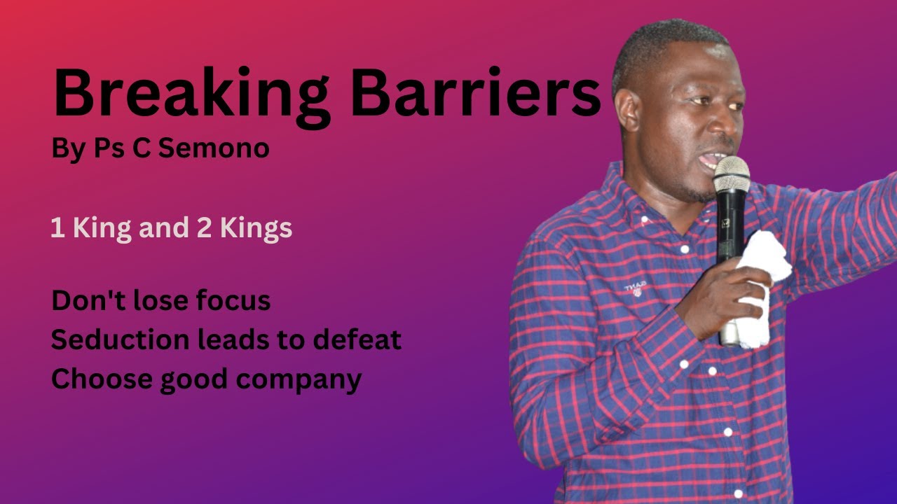 Overthrowing evil barriers by Ps C Semono