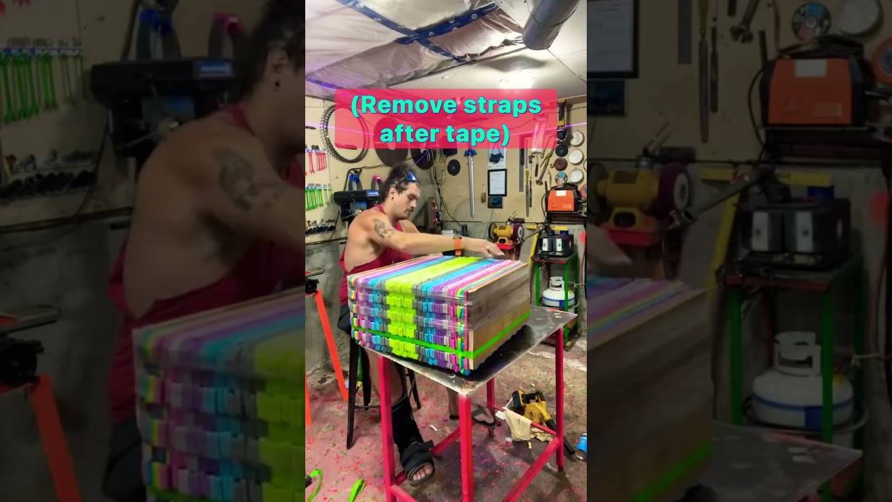 DIY archery target foam mats 