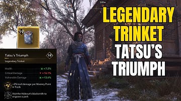 The Completionist Guide: AC Shadows | Get Legendary Trinket Tatsu