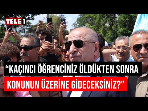 Ümit Özdağ, Akdeniz Üniversitesi önünde isyan etti: Sayın rektör sizin çocuğunuz yok mu?