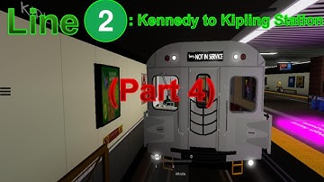 TTC Hawker Siddeley H5: Line 2: Bloor-Danforth Subway - Kennedy to Kipling Station (Part 4)