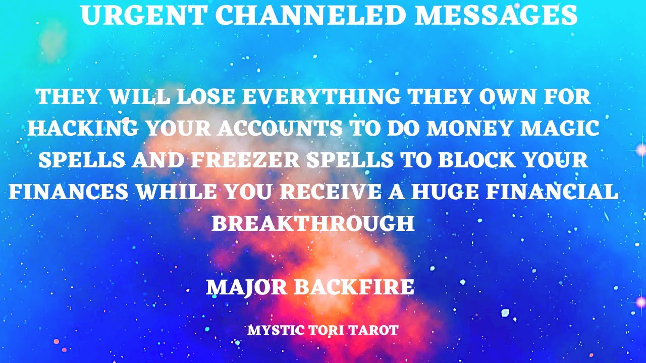 🚨URGENT~ LOSING EVERYTHING THEY OWN FOR HACKING YOUR ACCOUNTS TO DO MONEY BLOCKAGE SPELLS..BACKFIRE🤯