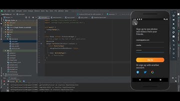 Flutter UI Tutorial | Welcome , Login and Sign-up-Screens - Day 8