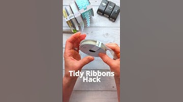 Organize Ribbons and Threads with this Tip #craftroomorganization