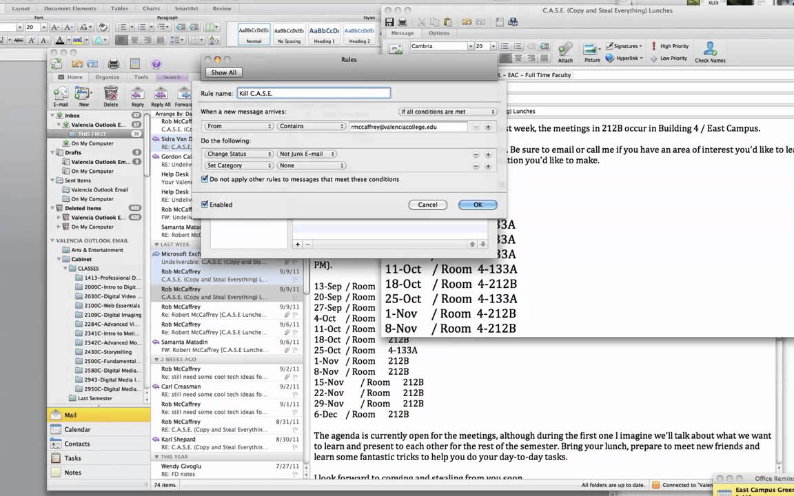 Automatically Delete Mail With An Outlook Rule YouTube