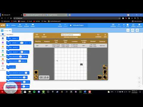 T4 VEXcode VR Introducción practica de bloques de movimiento