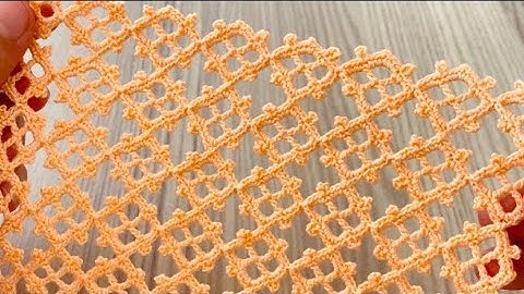 TINY MOTIF LOOK - GORGEOUS Crochet Shawl, Blouse, Runner, Baby Blanket Pattern