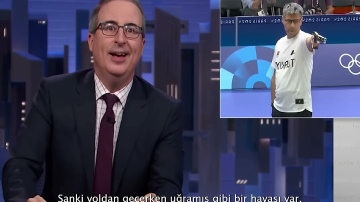 John Oliver on Yusuf Dikeç (Türkçe Altyazılı)
