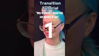 Old Picture Transition Tutorial 🔥 #Makeuptransformation #Transitionshorts #Maureennaudts